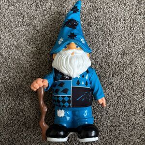 NFL Forever Collectibles Carolina Panthers NFL Football Cloth Clothes 12" Gnome